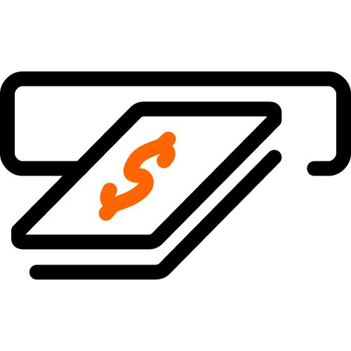 cash and atm icon